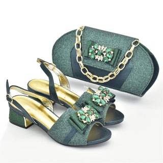 Luxury African Shoes & Bag Matching Set