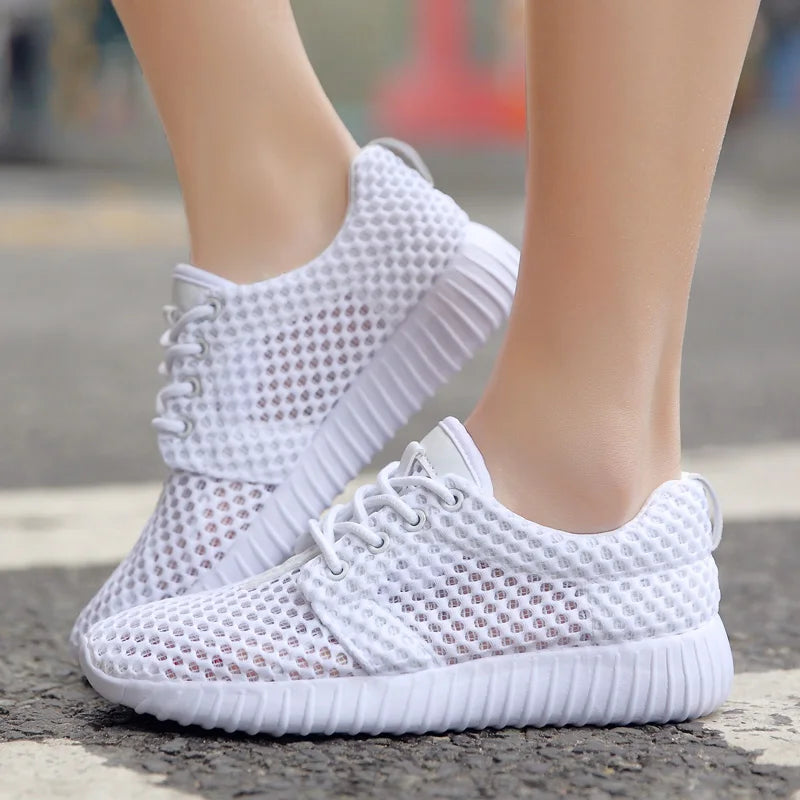 Ultralight Breathable Knitting Cutout Shoes