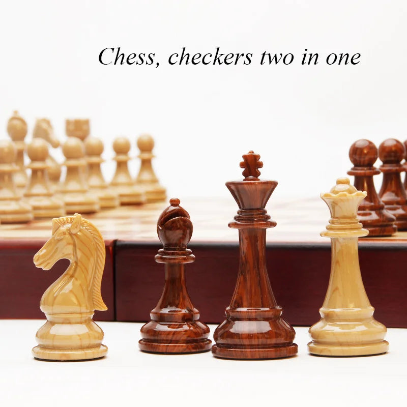 Professional High Grade Chess Checkers Board