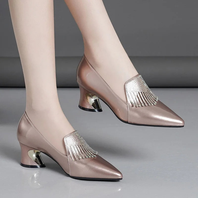 Office Lady Pointed Toe Work Shoes