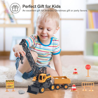 Construction Crane Toy Vehicles Set