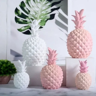 Figuras decorativas de cerámica para mesa con forma de piña