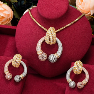 Conjunto de joyas para fiesta de bodas árabes