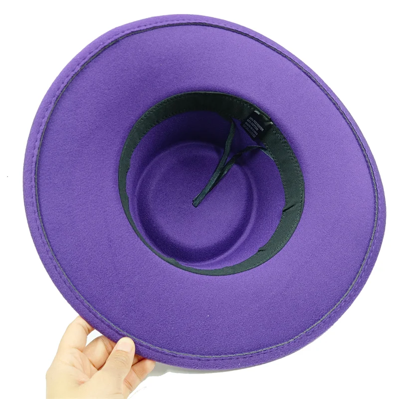 Elegant Floral Embroidered Fedora Hat