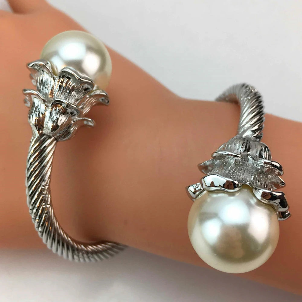 Trendy Silver Jewelry Bangles Ring