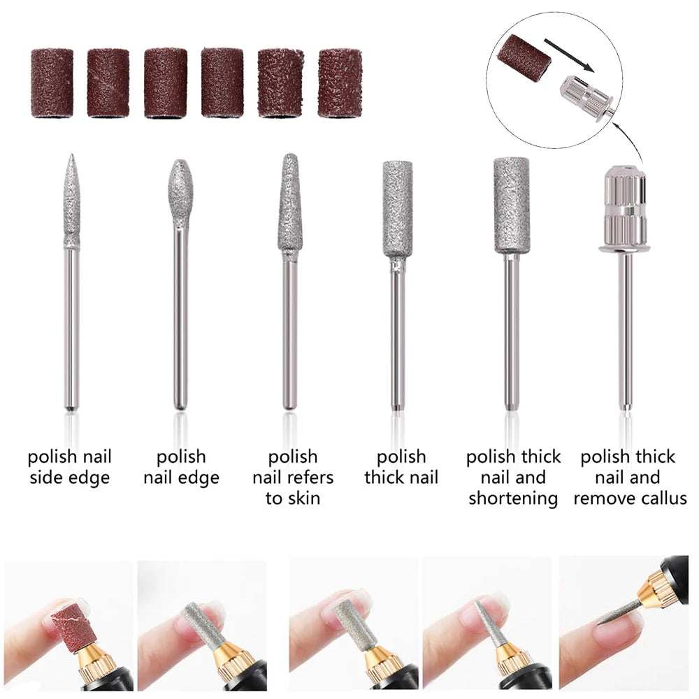 Electric Nail Drill Machine Set