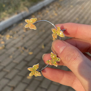 Sparkling Butterfly Ear Cuff Without Piercing
