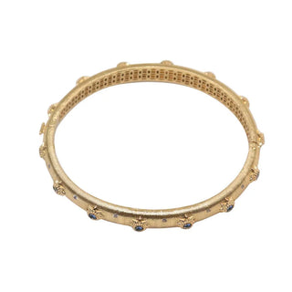 Italian 18K Solid Gold Plated Bangles