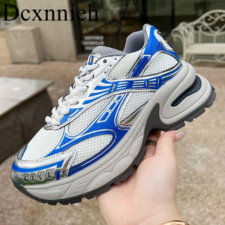 Thick Sole Breathable Mesh Sneakers