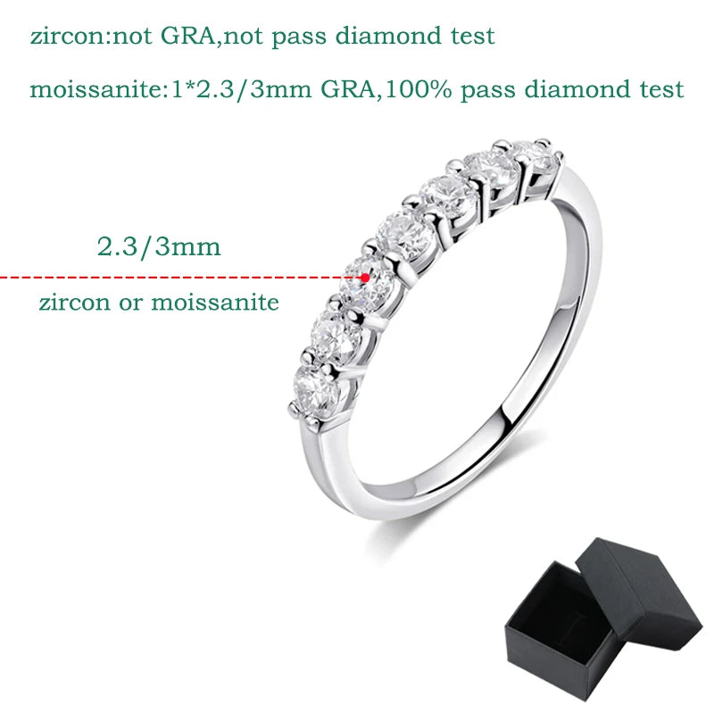 Classic Match Diamond Moissanite Rings