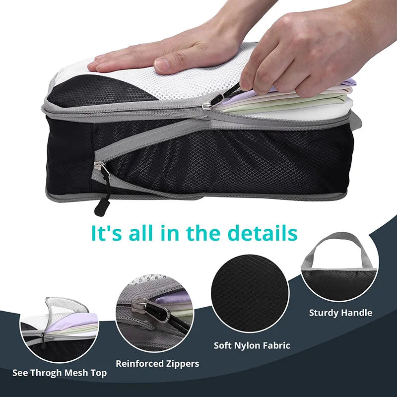 Compressible Storage Luggage Organize Set