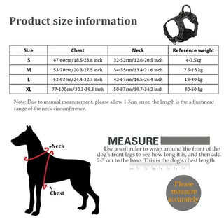 Adjustable Reflective Vest Dog Harness