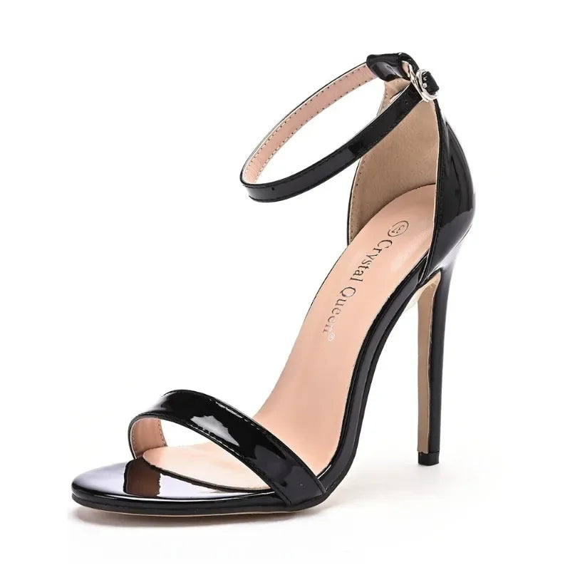 Thin Heels Buckle Strap Sandals