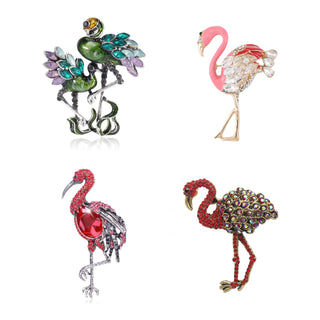 Trendy Flamingo Brooches