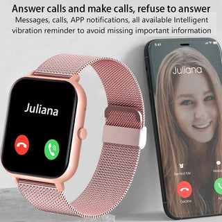 Reloj inteligente con llamadas y Bluetooth y rastreador de actividad física