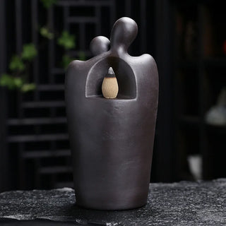 Lover Couple Ceramic Sandalwood Incense Burner