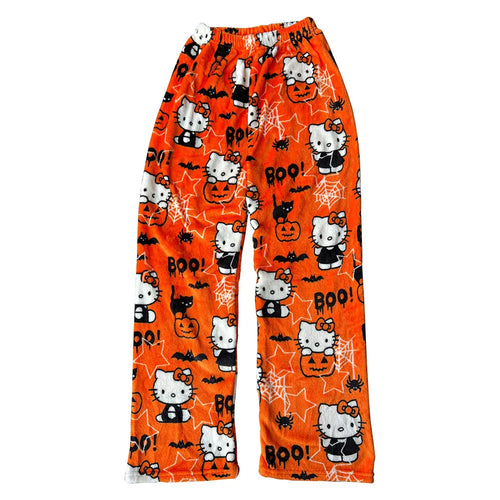 Women Warm Woolen Cartoon Pajamas