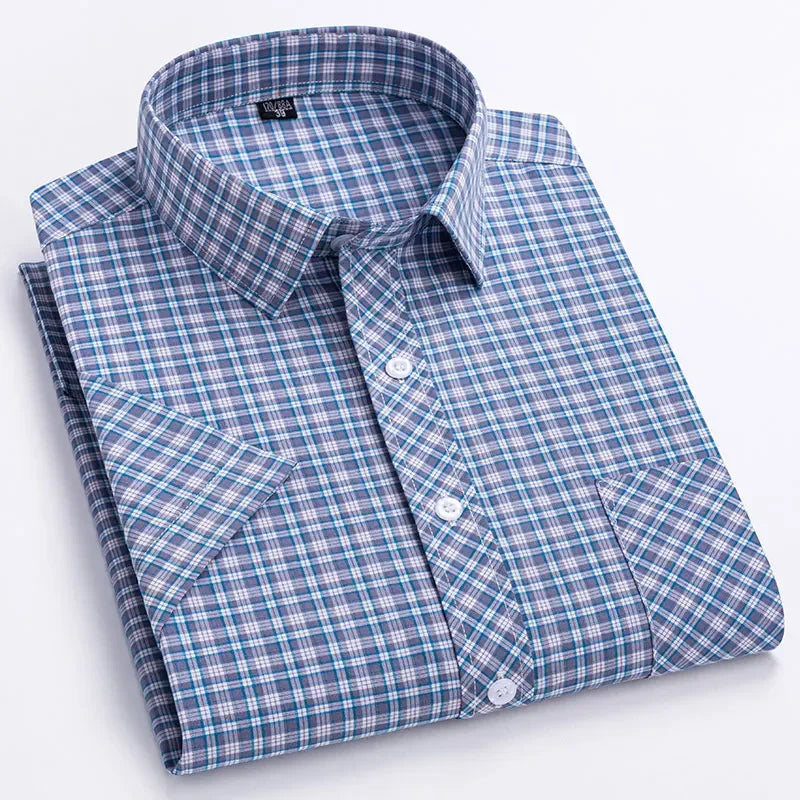 Luxury Standard Fit Checked Shirt