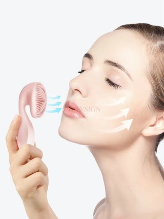 Cepillo de silicona limpiador facial eléctrico