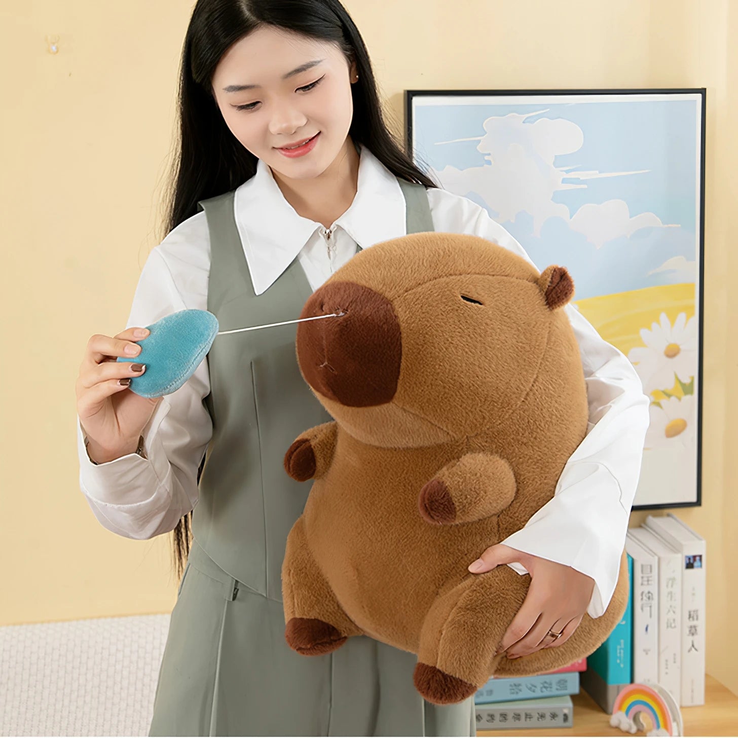 Cartoon Snot Capybara Plush Toy