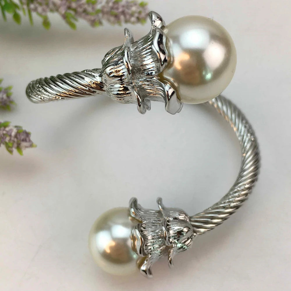 Trendy Silver Jewelry Bangles Ring