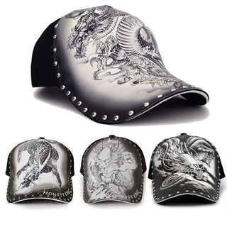 Trendy Snapback Fancy Rivet Baseball Cap