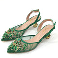 A PAIR SHOES GREEN