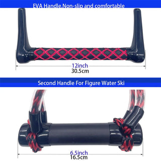 65/75FT Water Ski Wakeboard Kneeboard Rope Watersports Rope Safety Surfing Tow Line Leash Cord with Floating Handle Supplier