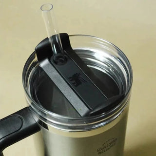 Coffee Cup Handle & Straw