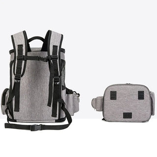 Mochila plegable expandible para transportar mascotas