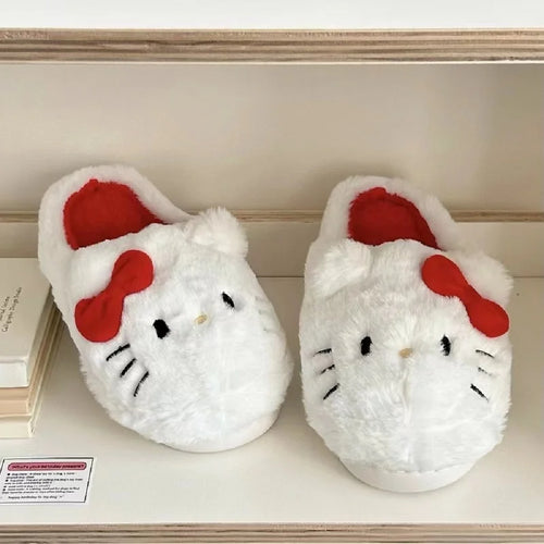 Cute Student Plush Slippers