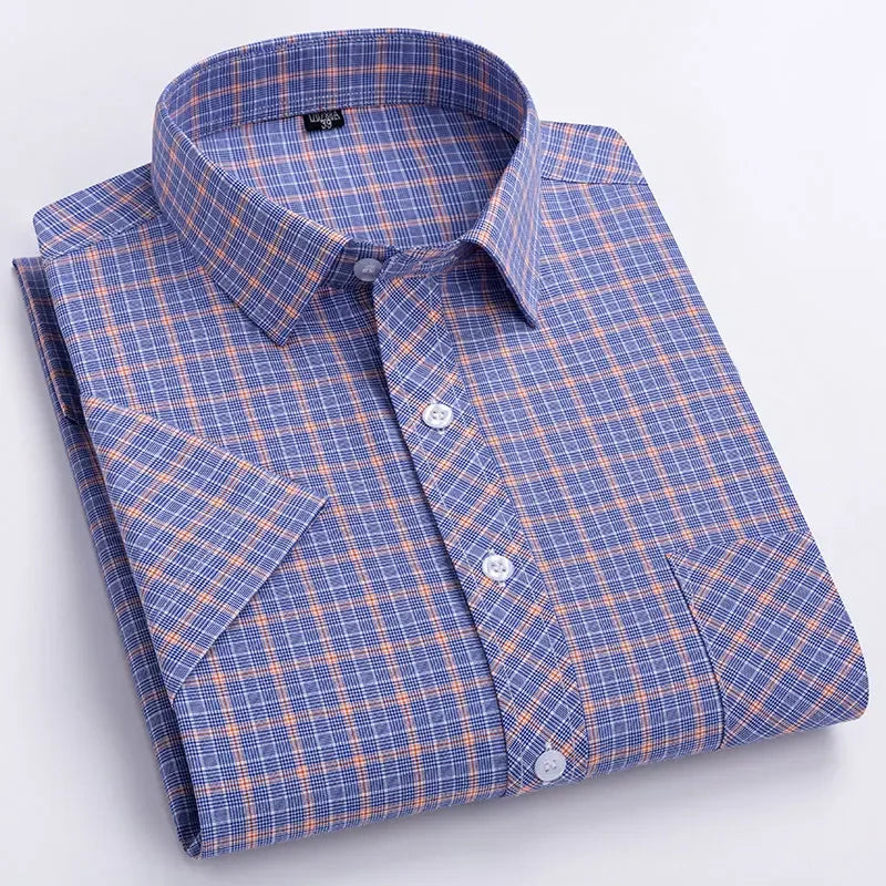 Luxury Standard Fit Checked Shirt