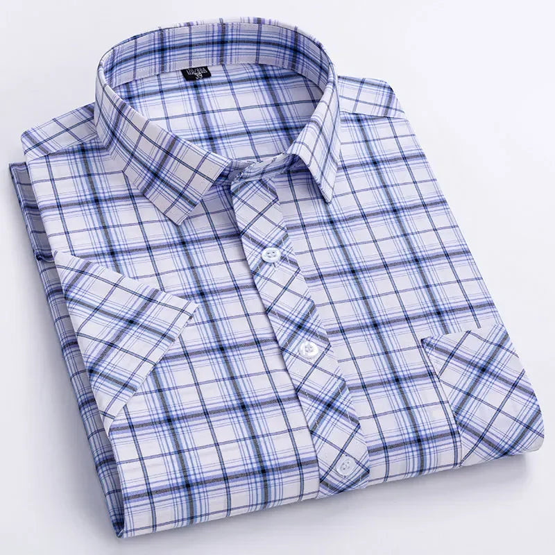 Luxury Standard Fit Checked Shirt