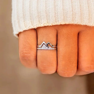 Anillo de joyería personalizado de plata de lujo