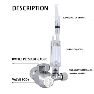 Aquarium CO2 Pressure Gauge Regulator