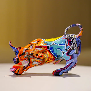 Bull Sculptures Statue Figurines