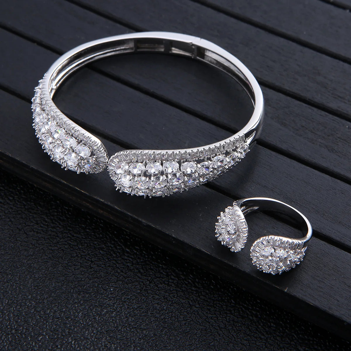 Trendy Luxury Zircon Jewelry Set