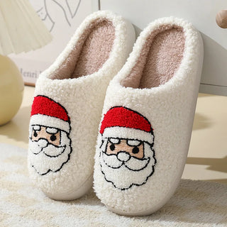 Pantuflas de invierno cálidas y mullidas para interiores