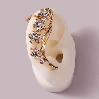 YADA Butterfly Ear Clips Without Piercing For Women Sparkling Zircon Ear Cuff Clip Earrings Wedding Party Jewelry Gifts ER220006