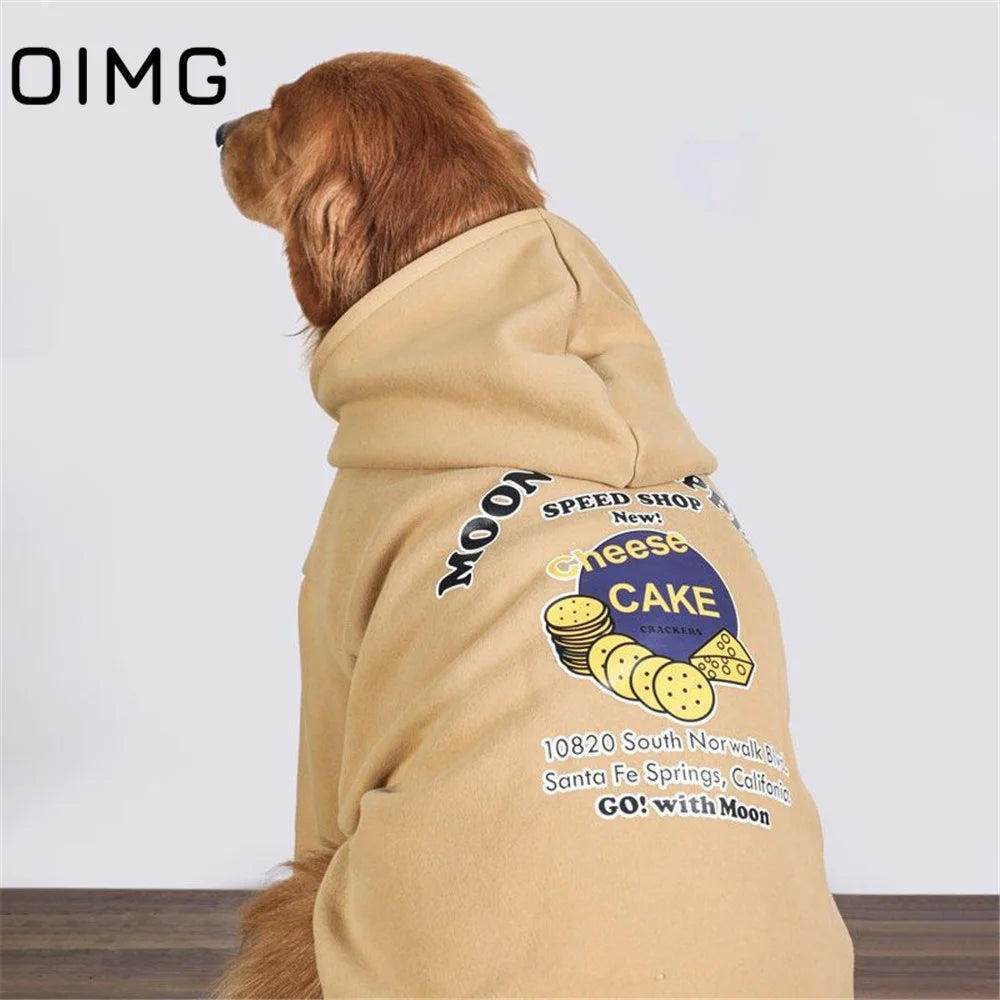 Printed Big Dog Warm Clothes