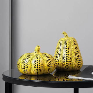 Figura decorativa de calabaza para escritorio