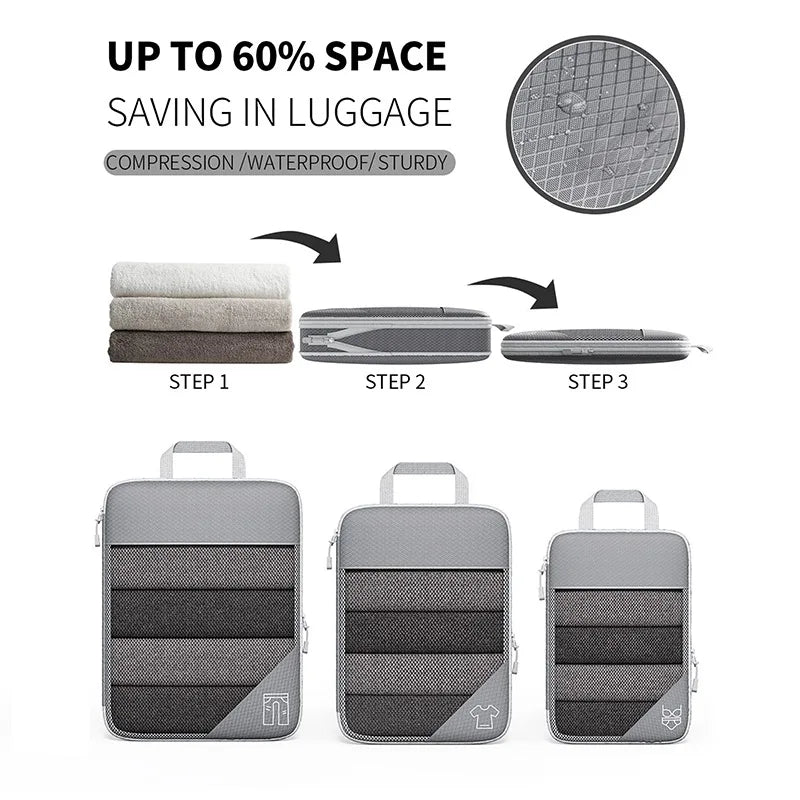 Portable Lightweight Luggage Organizer Suitcase