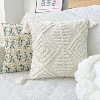 Floral Embroidered Luxury Cushion Cover