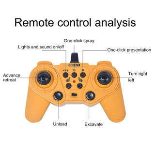 Vehículo de juguete constructivo a control remoto