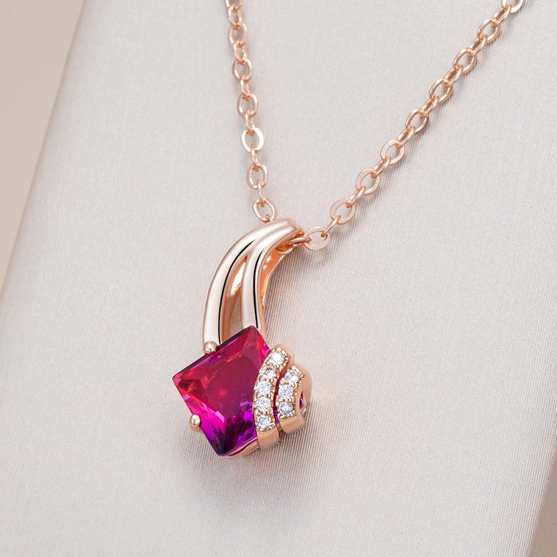 Crystal Necklace Pendant Wedding Gift