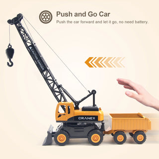 Construction Crane Toy Vehicles Set