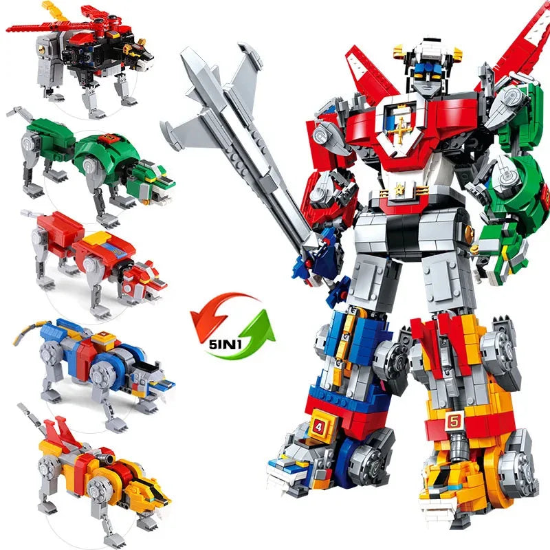 Voltron Defender Of The Universe Building Blocks Toy