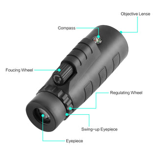 Optical Monocular With Phone Clip