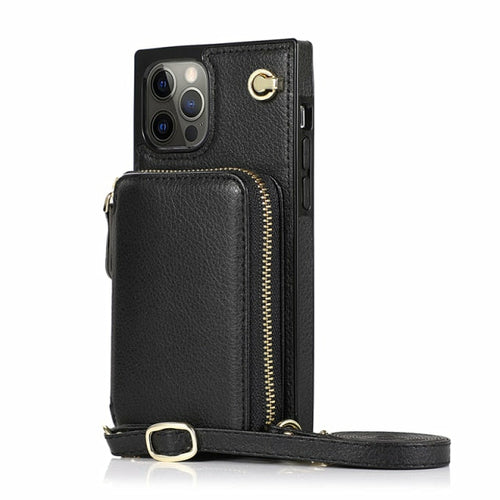 iPhone Zipper Wallet Case