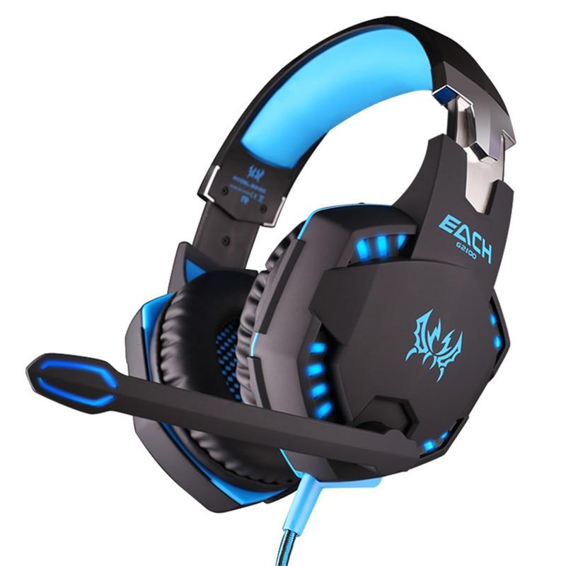 LED Vibration Gaming Headphone